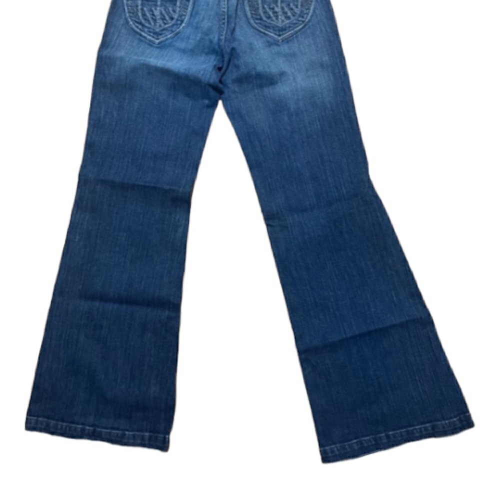 DKNY Jeans Women's 6 Blue Bootcut Classic Embroidered Pockets Excellent cond - Picture 6 of 8